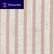 Upholstery fabric HARLOW STRIPE BLUSHstripedpolyesterlinen