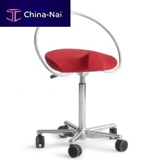 Dental stool InChargeheight-adjustableon castersblack