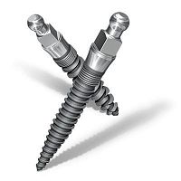Titanium dental implant MDL®ballstraightone-piece