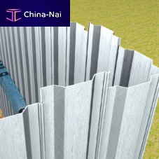Metal sheet pile reinforcement