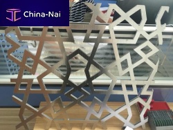 Interior decorative panel aluminumperforated