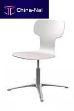 Contemporary chair CONCEPT Cwoodenstar baseswivel