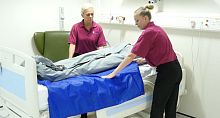 Positioning patient transfer sheet 600