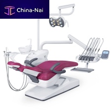 Dental unit with hydraulic chair with delivery systemwith light