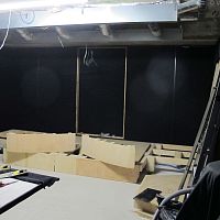 Acoustic wall panel fabricwoodenrectangular