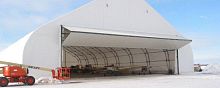 Aircraft hangar for helicoptertemporaryopen