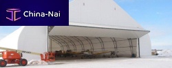 Aircraft hangar for helicoptertemporaryopen