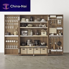 Contemporary storage cabinet for kitchen b2woodenaluminumcommercial