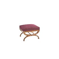 Traditional stool OROPESAfabricbeech baseupholstered
