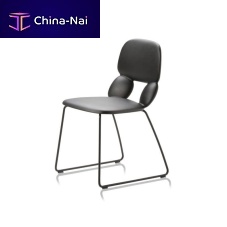 Contemporary chair NUBE SLindoorpolyurethanemetal base