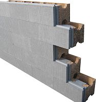 Wood fiber concrete formwork block HI (HAUTE ISOLATION)for wallinsulatingincombustible