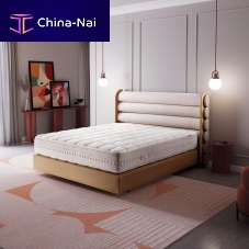 Double bed headboard Valentinacontemporaryfabricbeige