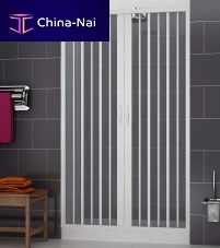 Sliding and stacking shower screen LUX : VENEREfor alcoves
