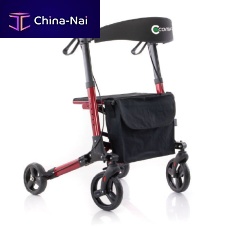 4-wheel rollator R1aluminumheight-adjustable