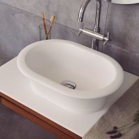 Countertop washbasin CLASSICSolid Surfaceovaltraditional