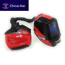 Helmet with respirator