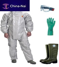 Unisex protective coveralls CHA5white