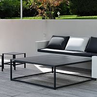 Contemporary coffee table CERAMstainless steelsquarehome