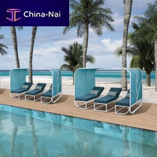 Original design sun lounger H-9828LSunbrella®aluminumgarden