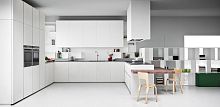 Contemporary kitchen LINE Kwoodenhandlelesslacquered