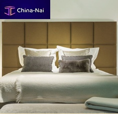 Double bed headboard BARRINGTONcontemporaryfabricupholstered