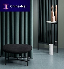 Contemporary stool CARISTOleathersteel baseupholstered