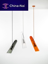 Pendant lamp FLUTESglasscontemporarycorded