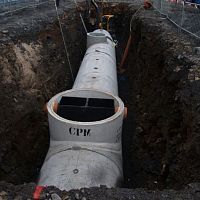 Water storage tank PUMPING STATIONwastewater treatmentin-groundprecast concrete