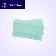 Polypropylene surgical mask MS-17 serieslatex-freeadultgreen