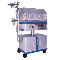 Neonatal incubator on casters 3010 H height-adjustableTrendelenburg