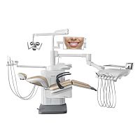 Dental treatment unit with chair Versa Clinicwith monitorwith delivery systemwith light