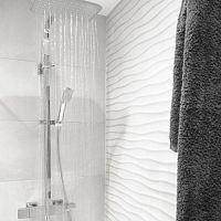 Wall-mounted shower set 60135 - NINE XTREMEcontemporarywith hand showerthermostatic