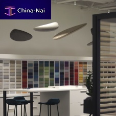 Acoustic wall panel DELTAfor ceilingfabricgeometric