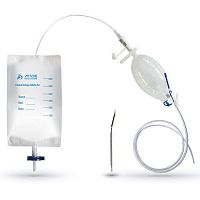 Pleural drainage set