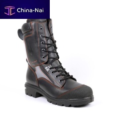 Mechanical protection safety boots FenixleatherrubberS3