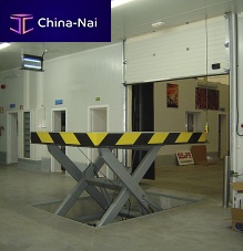 Scissor lift table hydraulicstationaryloading dock