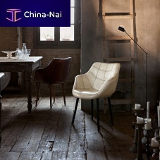 Traditional chair YANKEE indoorsolid woodleather