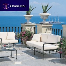 Contemporary sofa TOSCANAgardenacrylic fabricgray