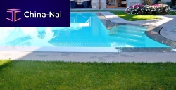 Outdoor swimming pool in-groundconcrete