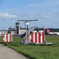 Radar bird detection system MERLINfixedmobilefor airport