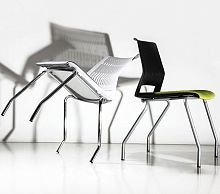 Contemporary chair Diamondindoorfabricmetal base