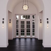 Contemporary wall light LILYindoorbrassopal