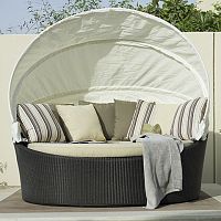 Contemporary sun lounger ROUNDrattangarden