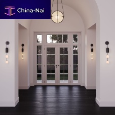 Contemporary wall light LILYindoorbrassopal