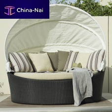 Contemporary sun lounger ROUNDrattangarden