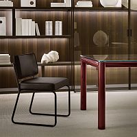 Contemporary chair SIXTEindoorfabricleather