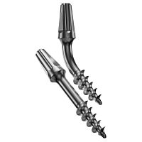 Cylindro-conical dental implant BASAL ONE-PIECE titaniumexternalspiral