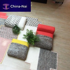 Contemporary fireside chair MANGAS SPACE woolhandmademulti-color