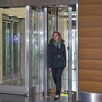 Airport security air lock Orthos seriesfor access controlautomatic