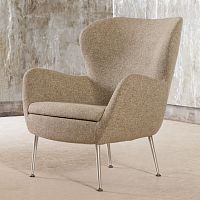 Traditional armchair SIXTYfabricmetalwooden